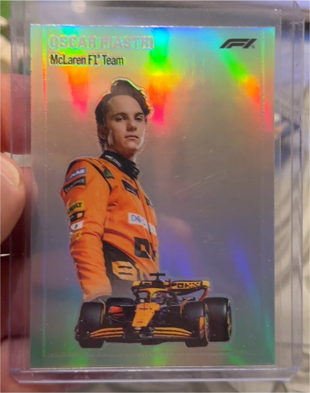 2024 Topps Chrome Formula 1 - 1954 Topps #1954-8 Oscar Piastri — front