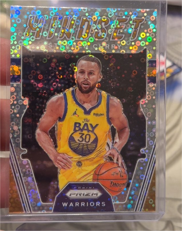 2021-22 Panini Prizm Mindset Silver Prizm #13 Stephen Curry — front