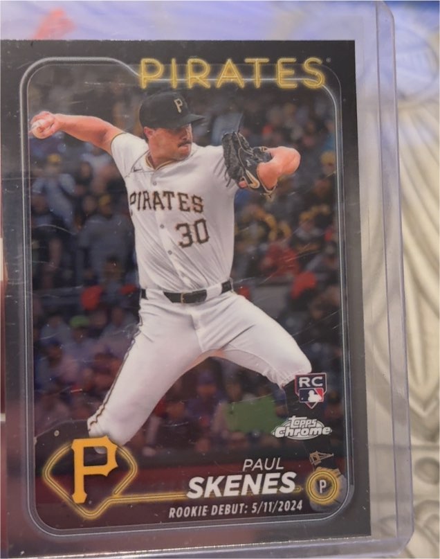 2024 Topps Chrome Update #USC27 Paul Skenes Rookie Debut — front