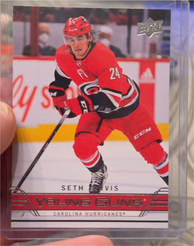 2021-22 Upper Deck Extended Series Young Guns Retro #T-85 Seth Jarvis — front