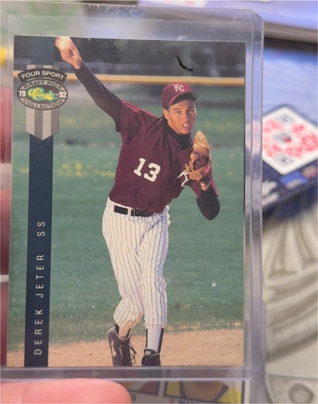 1992 Classic Four Sport #231 Derek Jeter — front