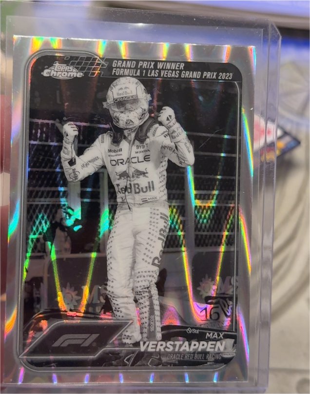 2024 Topps Chrome Formula 1 #145 Max Verstappen Grand Prix Winner — front