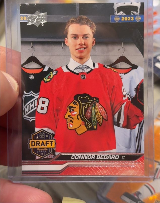 2023-24 Upper Deck Extended Series 1st Round Draft #740 Connor Bedard — front