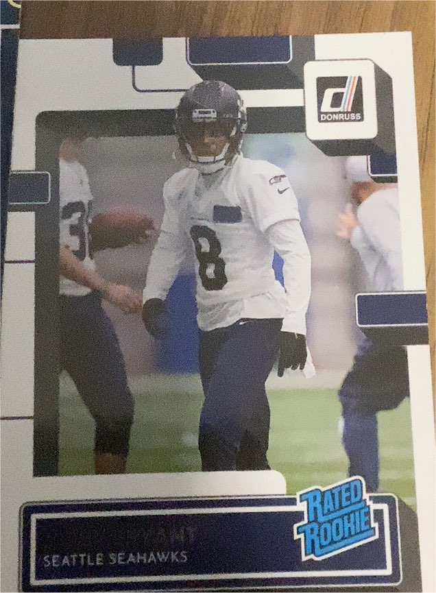 2022 Donruss #394 Coby Bryant Rated Rookie Seattle Seahawks — front