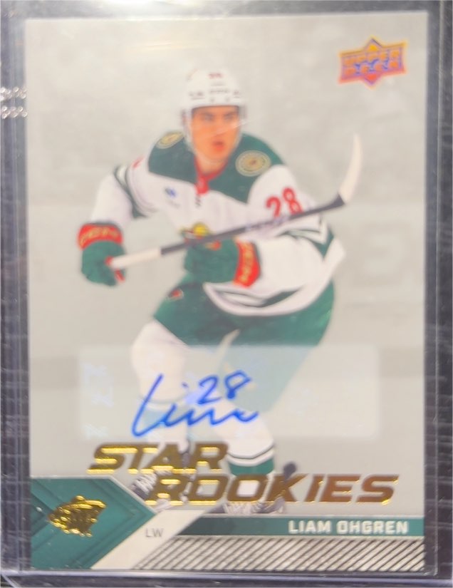 2024-25 Upper Deck Star Rookies #9 Liam Ohgren — front