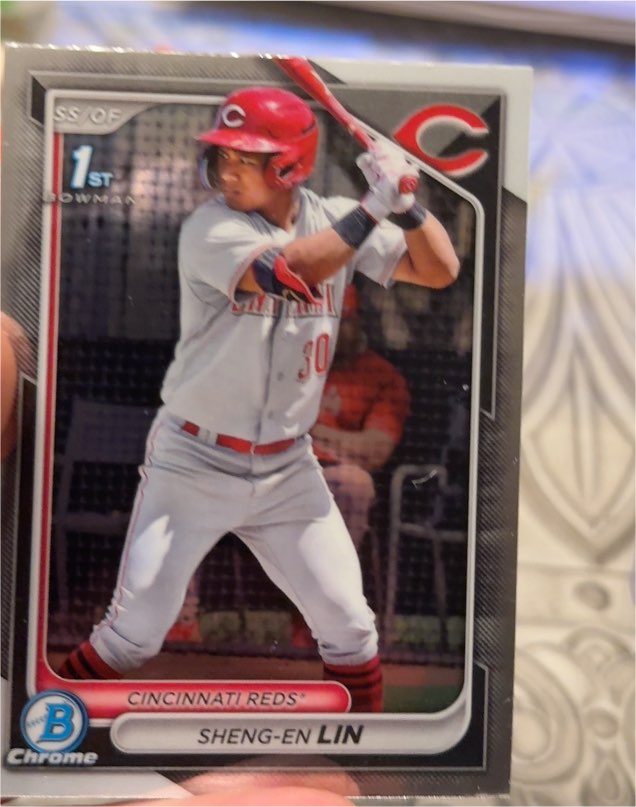 2024 Bowman Chrome #BCP-155 Sheng-En Lin — front