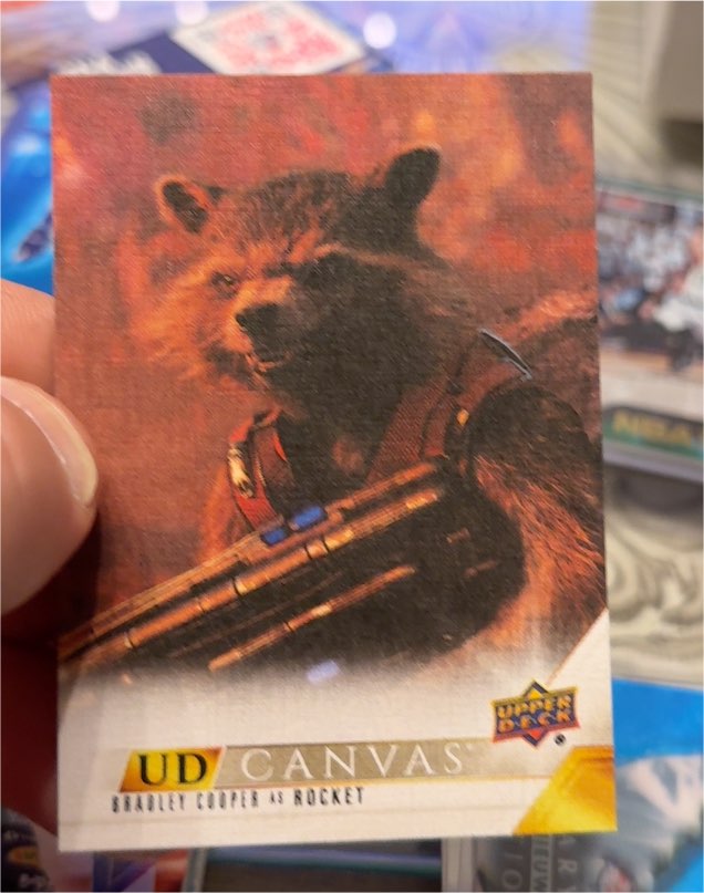 2024 Upper Deck Marvel Studios Series 2 UD Canvas #C74 Bradley Cooper as Rocket — front