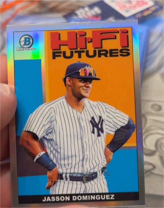 2022 Bowman Chrome Hi-Fi Futures #HIFI-11 Jasson Dominguez — front