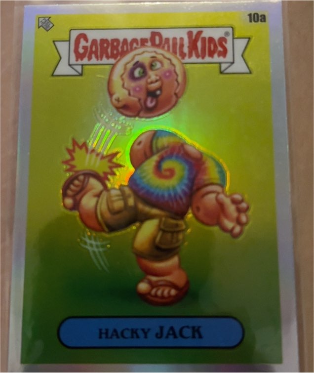 2024 Topps Chrome Garbage Pail Kids #10a Hacky Jack — front
