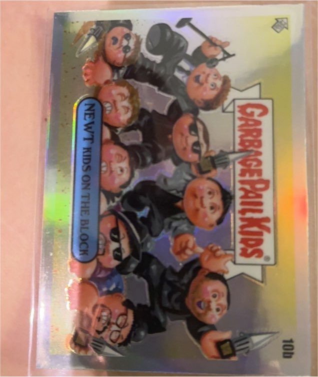 2024 Topps Garbage Pail Kids Chrome 7 Music Awards #10b Newt Kids on the Block — front