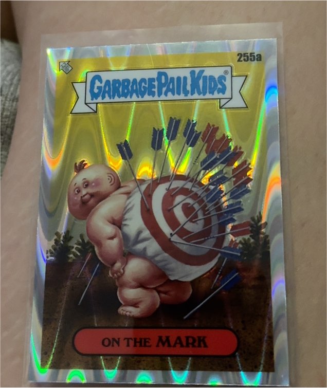 2024 Topps Garbage Pail Kids Chrome Series 7 #255a On The Mark — front