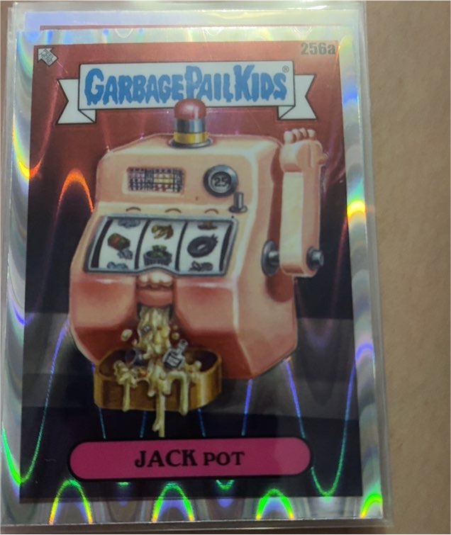 2024 Topps Garbage Pail Kids Chrome Series 7 #256a Jack Pot — front