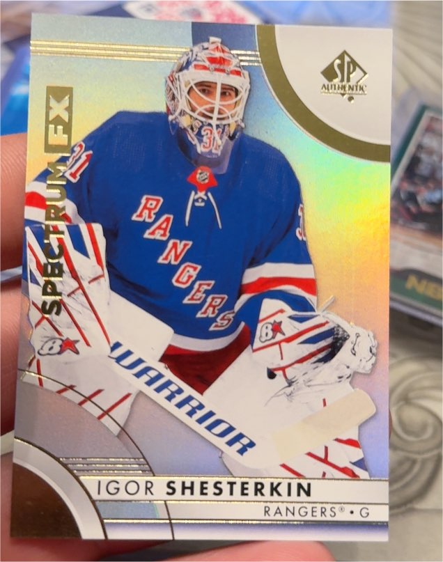 2023-24 Upper Deck SP Authentic Spectrum FX #S-32 Igor Shesterkin — front