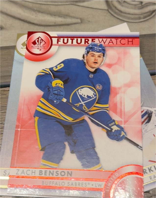 2023-24 Upper Deck SP Authentic #Future Watch Zach Benson — front