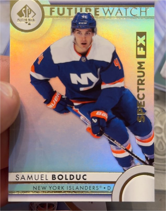2023-24 SP Authentic Spectrum FX #S-44 Samuel Bolduc — front