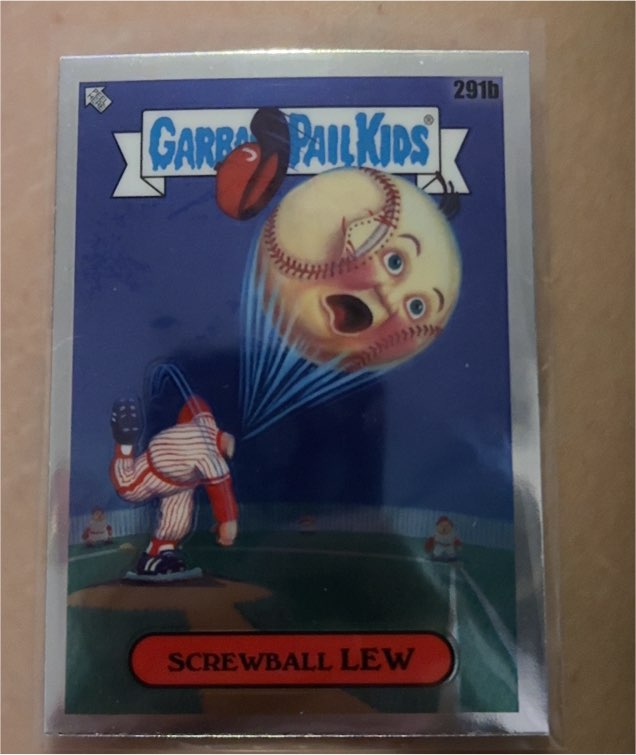 2024 Topps Chrome Garbage Pail Kids Series 7 #291b Screwball Lew — front