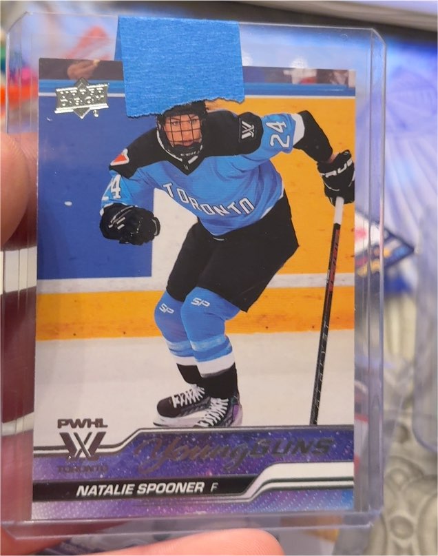 2024 Upper Deck PWHL Young Guns #63 Natalie Spooner — front