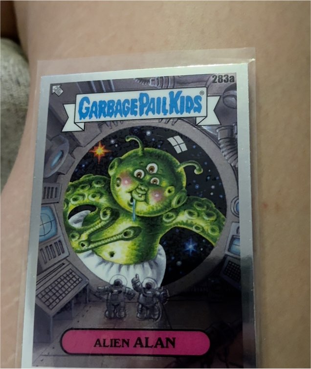 2024 Topps Chrome Garbage Pail Kids Series 7 #283a Alien Alan — front