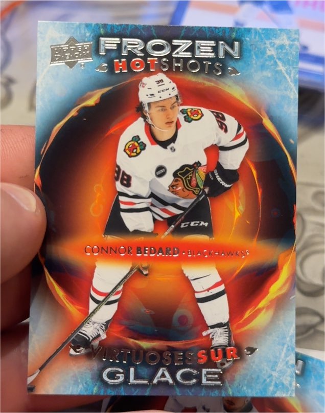 2024-25 Upper Deck Tim Hortons Frozen Hot Shots #FH-5 Connor Bedard — front