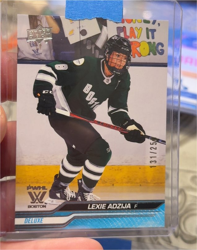 2024 Upper Deck PWHL First Edition Deluxe #31 Lexie Adzija — front