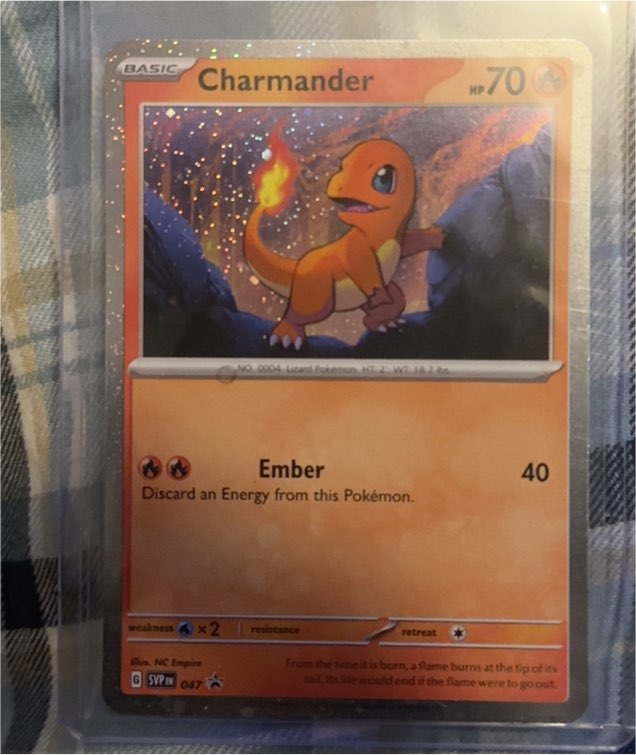 2023 Pokémon Scarlet & Violet Promo #047 Charmander Cosmos Holo — front