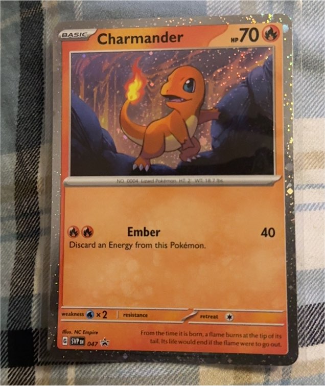 2023 Pokémon Scarlet & Violet Black Star Promo #047 Charmander — front
