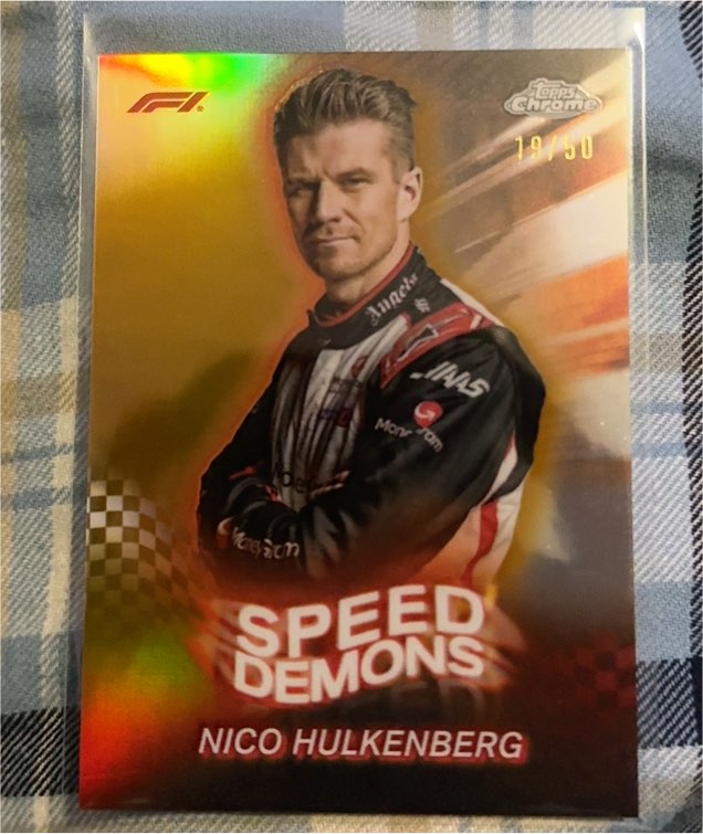 2024 Topps Chrome Formula 1 #SD-15 Nico Hulkenberg Speed Demons — front