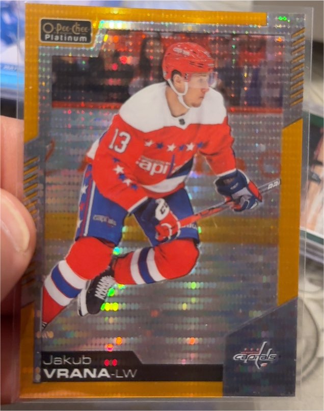 2020-21 O-Pee-Chee Platinum #135 Jakub Vrana — front