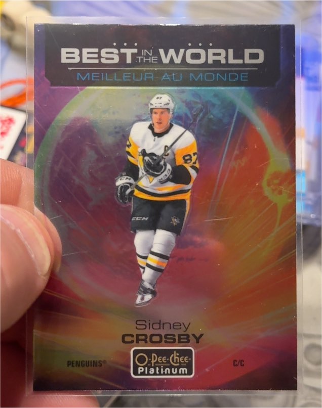 2020-21 O-Pee-Chee Platinum #BW-3 Sidney Crosby Best in the World — front