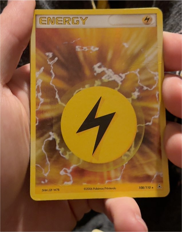 2006 Pokémon EX Holon Phantoms #108 Lightning Energy — front