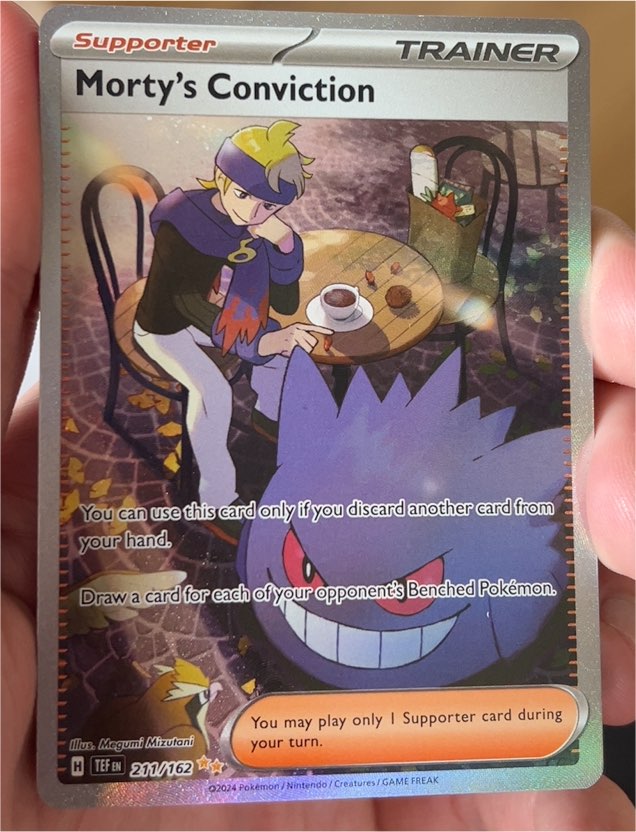 2024 Pokémon #211 Morty's Conviction — front