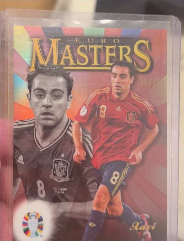 2023 Topps Finest Road to UEFA Euro 2024 Euro Masters #EM-XA Xavi — front