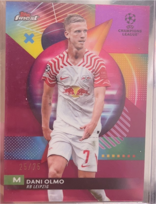 2023-24 Topps Finest UEFA Club Competitions #76 Dani Olmo — front