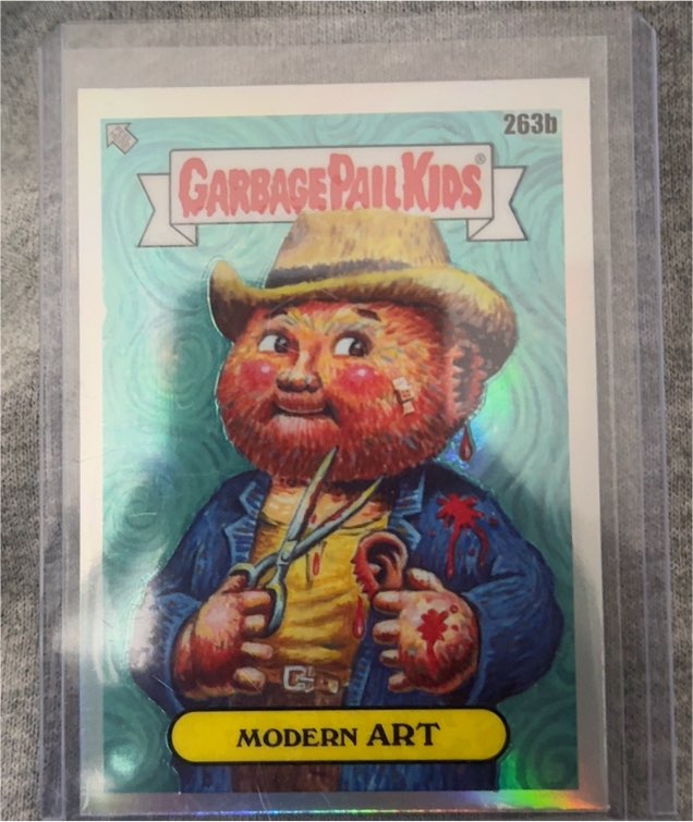 2024 Topps Chrome Garbage Pail Kids Series 7 #263b Modern Art — front