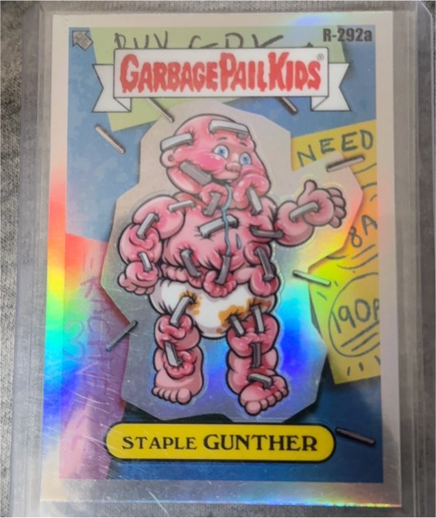 2024 Topps Garbage Pail Kids Chrome Series 7 #R-292a Staple Gunther — front
