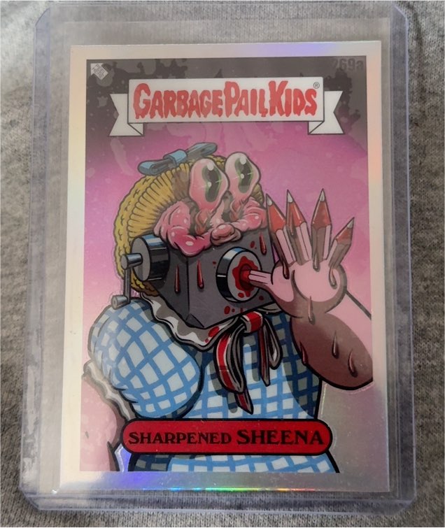 2024 Topps Chrome Garbage Pail Kids Series 7 #R-269a Sharpened Sheena — front