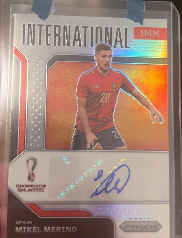 2022 Panini Prizm FIFA World Cup #Mikel Merino International Ink — front