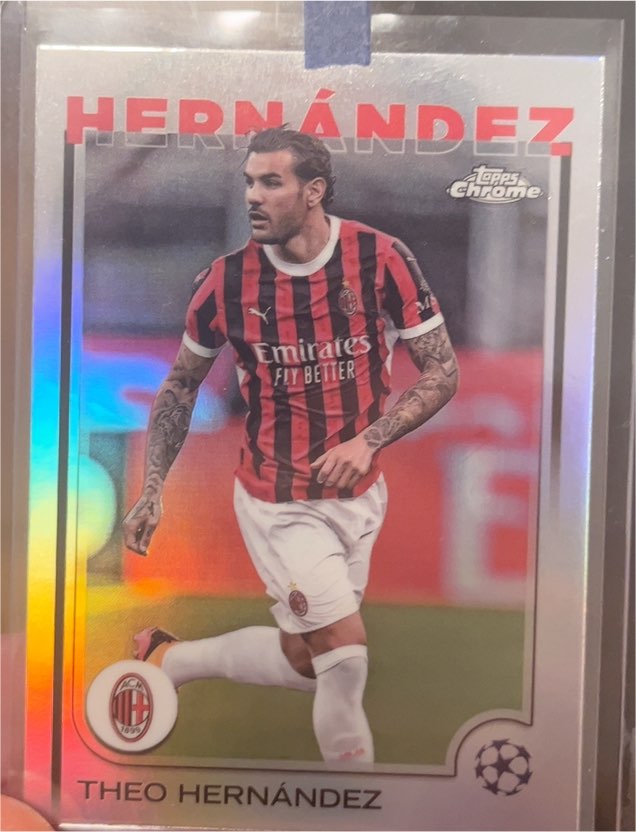 2024-25 Topps Chrome UEFA Club Competitions #65 Theo Hernández — front