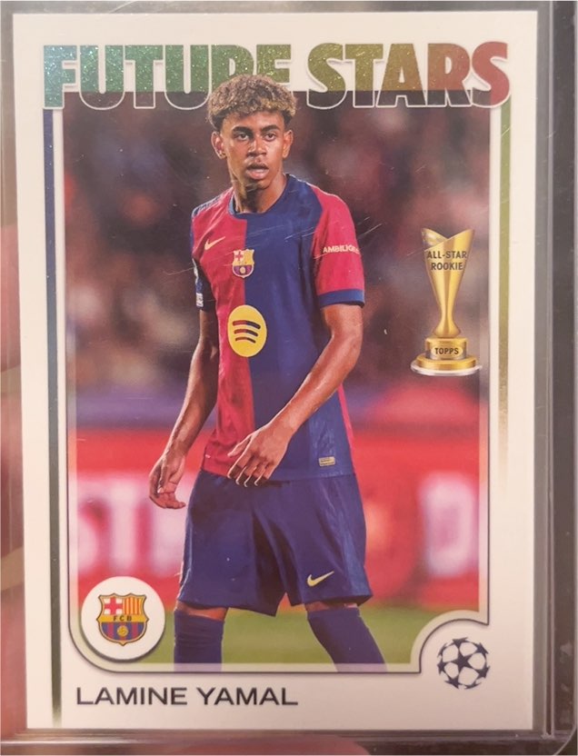2024-25 Topps UEFA Club Competitions #27 Lamine Yamal Future Stars — front