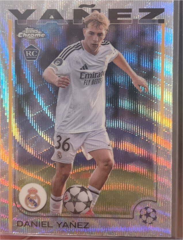 2024-25 Topps Chrome UEFA Club Competitions #66 Daniel Yañez — front