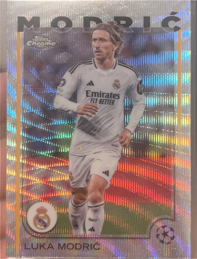 2024-25 Topps Chrome UEFA Club Competitions #149 Luka Modrić — front