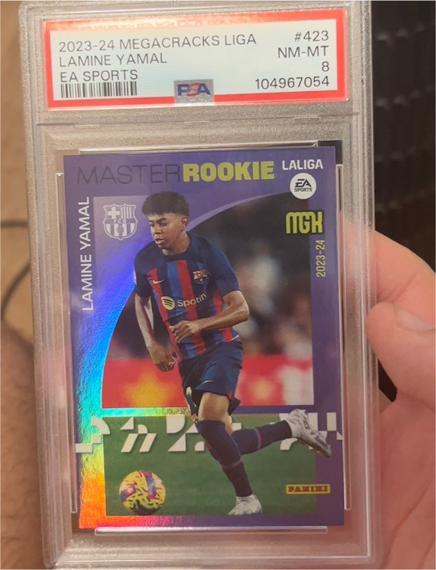 2023-24 Panini Megacracks La Liga #423 Lamine Yamal Master Rookie — front