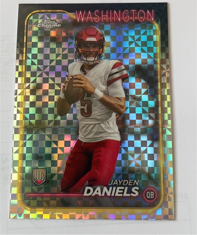 2024 Topps Chrome #201 Jayden Daniels — front