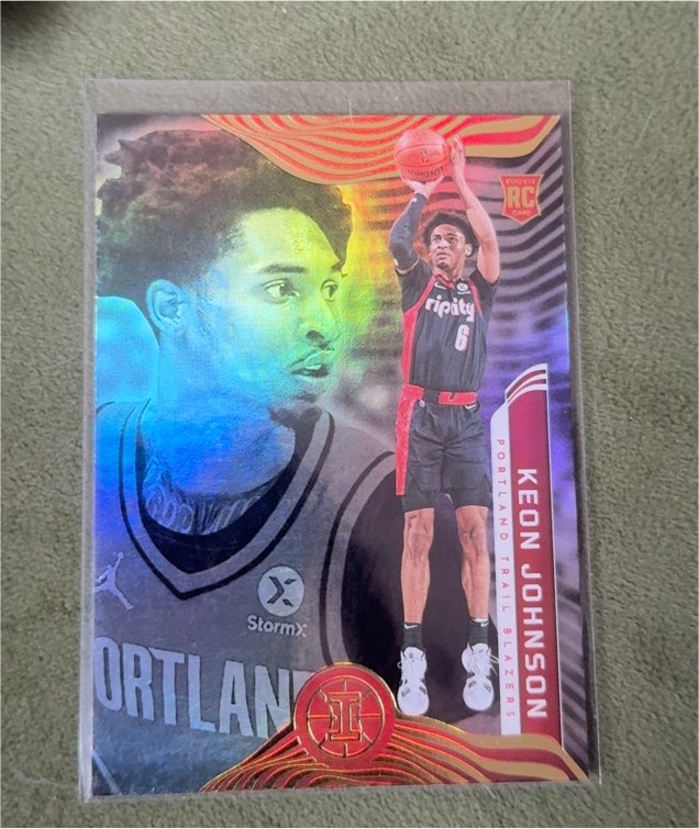 2021-22 Panini Illusions #171 Keon Johnson — front
