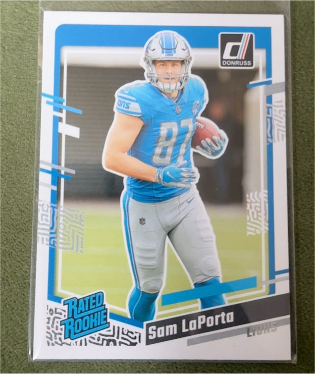 2023 Donruss #332 Sam LaPorta Rated Rookie — front
