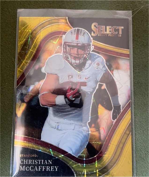 2022 Panini Select Draft Picks #142 Christian McCaffrey — front