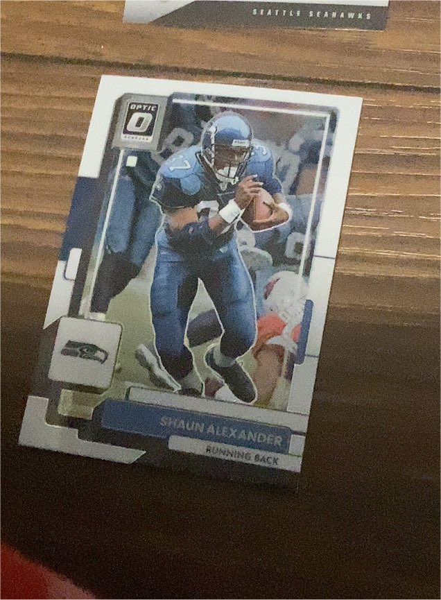 2022 Panini Donruss Optic #182 Shaun Alexander — front