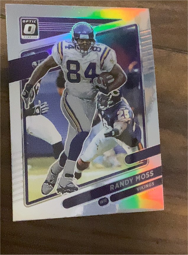2021 Panini Donruss Optic #100 Randy Moss — front