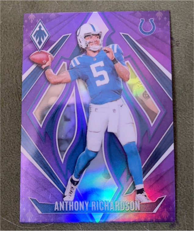 2024 Panini Phoenix Purple #9 Anthony Richardson — front