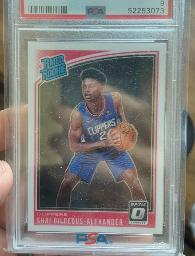 2018-19 Panini Donruss Optic #162 Shai Gilgeous-Alexander — front